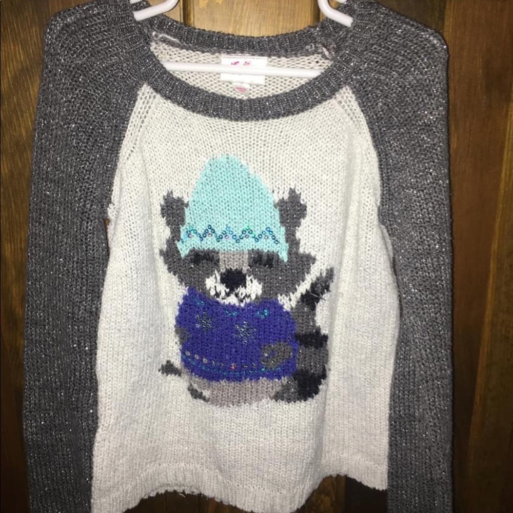 Justice winter sweater sz 6 girls‎